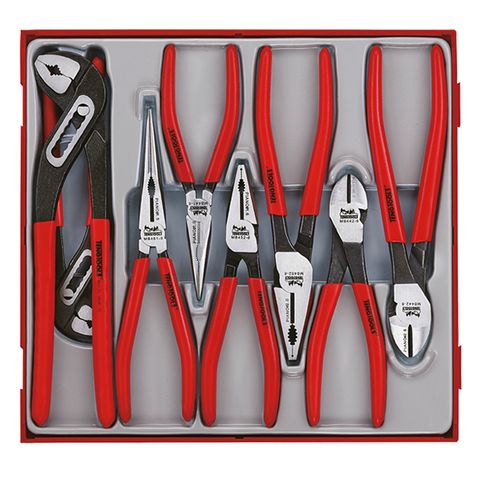 TENG 8PCE MB VINYL GRIP PLIER SET - TTD-TRAY