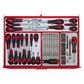 TENG 1200PCE 53" 19 DRAWER STACK TOOL KIT, METRIC & IMPERIAL, PS TRAYS, RED