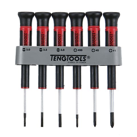 TENG 6PCE MD MINI SCREWDRIVER SET W/ HOLDER