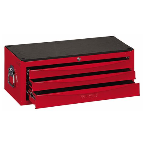 TENG 26" STD MIDDLE BOX, 3 DRAWERS, RED