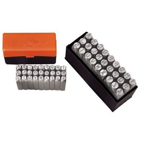 LP/4 GROZ LETTER PUNCH SET, 4MM