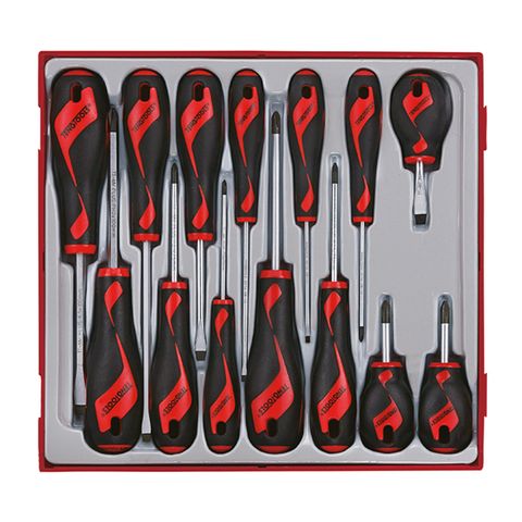 TENG 14PCE MD SCREWDRIVER SET - TTD-TRAY