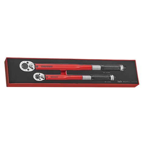 TENG 2PCE 3/8" &1/2" DR. TORQUE WRENCH SET - TEX-TRAY