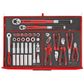 TENG 249PCE 26" 13 DRAWER STACK TOOL KIT, METRIC, EVA TRAYS, RED