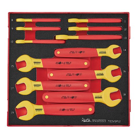 TENG 12PCE INSULATED SPANNER SET EVA2