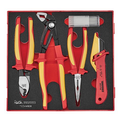 TENG 8PCE INSULATED PLIER & KNIFE SET EVA2