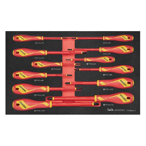 TENG 12PCE SCREWDRIVER SET INSULATED