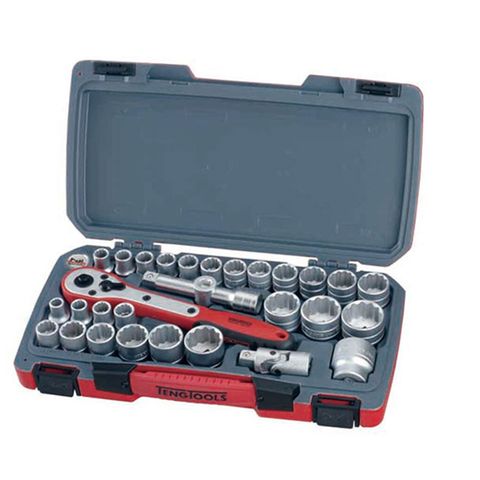 TENG 30PCE 1/2" DR. SOCKET SET MM/AF