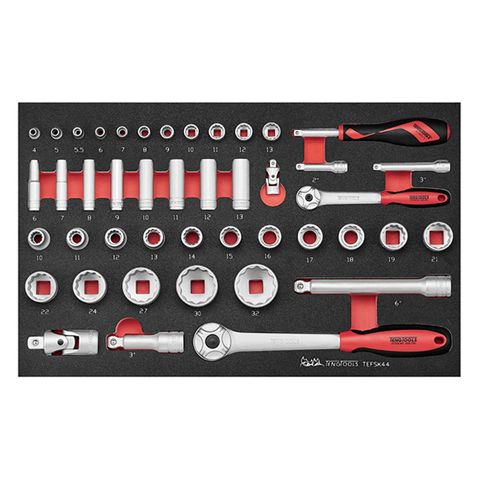 TENG 44PCSOCKET SET 1/4" AND 1/2" DRIVE