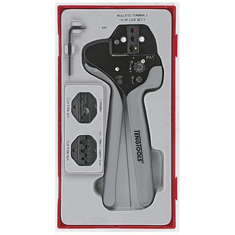 TENG 4PCE RATCHET CRIMPING TOOL SET - TC-TRAY