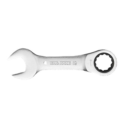 TENG STUBBY RATCHET COMBINATION FLAT SPANNER 16MM