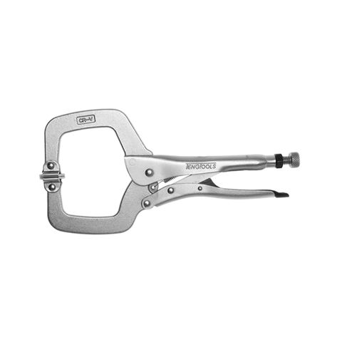 TENG 11" C-CLAMP LOCKING PLIER (NP) W/SWIVEL PAD