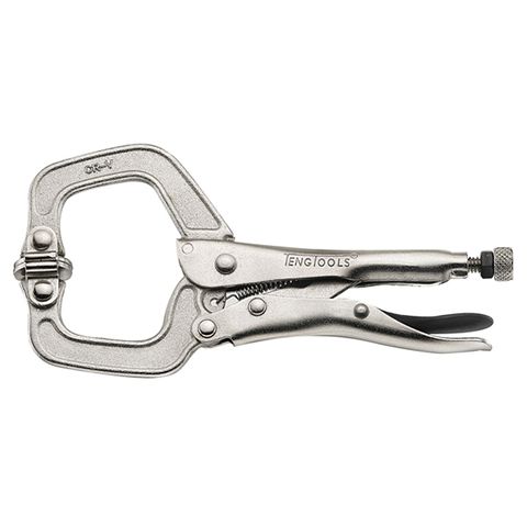 TENG 6" C-CLAMP LOCKING PLIER W/SWIVEL PAD