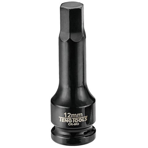 TENG 1/2" DR. HEX BIT IMPACT SOCKET 12MM DIN