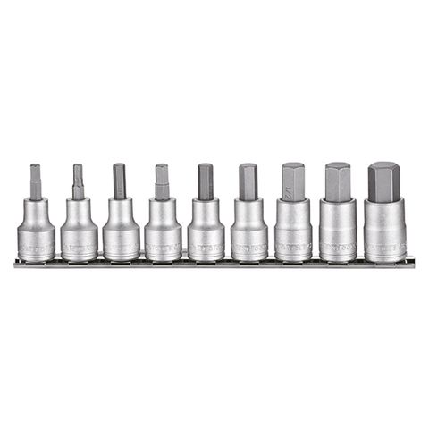 TENG 9PCE 1/2" DR. AF HEX BIT SOCKET SET 3/16-5/8"