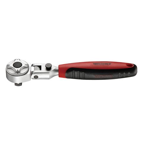 TENG 1/4" DR. FLEX-HEAD STUBBY RATCHET HANDLE 72T