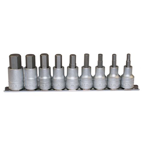 TENG 9PCE 1/2" DR. HEX SOCKET SET 5-17MM