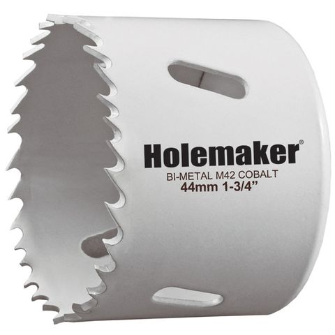 HOLEMAKER BI-METAL HOLESAW, 44MM DIAMETER