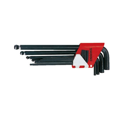 TENG BALL-END METRIC HEX KEY SET, 9PCE, 1.5MM-10MM