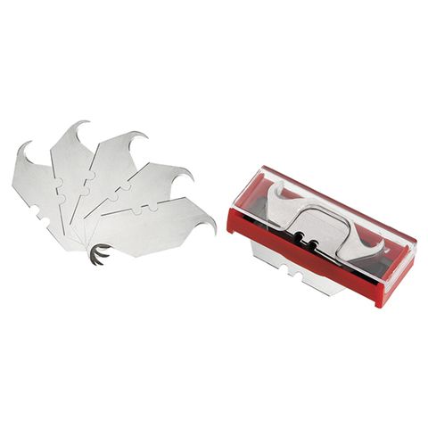 TENG 50MM HOOK/HORN UTILITY KNIFE BLADES - 10PC