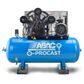 ABAC AIR COMPRESSOR, BELT DRIVE STATIONARY 3 PHASE, 10HP, 270LTR, FAD 1250 L/MIN