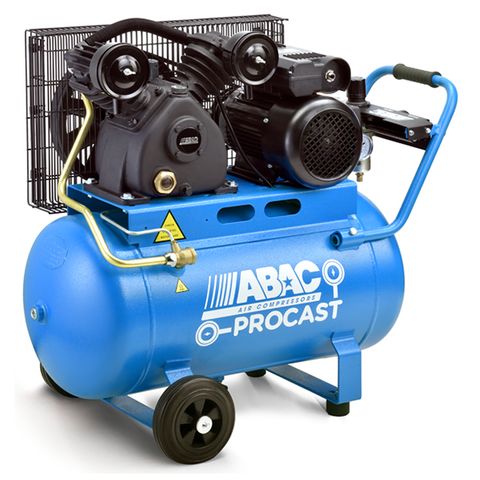 ABAC AIR COMPRESSOR, BELT DRIVE, 2.0HP 50LTR FAD 245L/MIN