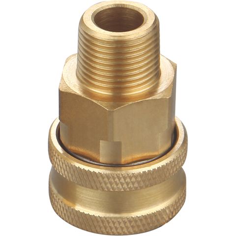 QUICK CONNECT 3/8" BSP SOCKET TO 3/8" MALE THREAD, TO SUIT PRESSURE WASHER