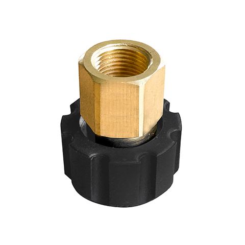 3/8" FEMALE THREAD TO M22 FEMALE SWIVEL NUT, TO SUIT PRESSURE WASHER