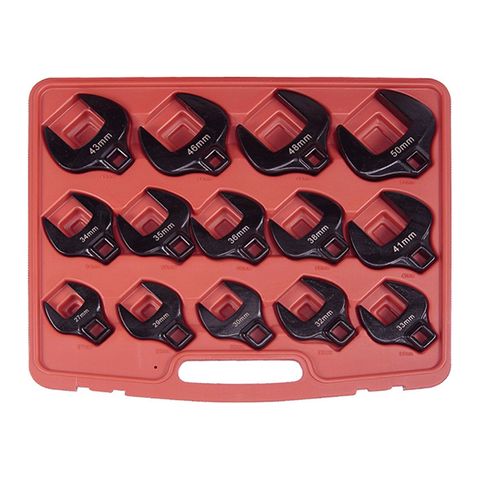 RYTOOL 14 PCE MM CROWSFOOT SET (27-50MM)