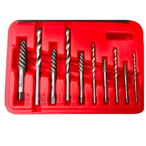 RYTOOL COMBINATION EXTRACTORS & DRILL SET, 10 PIECE