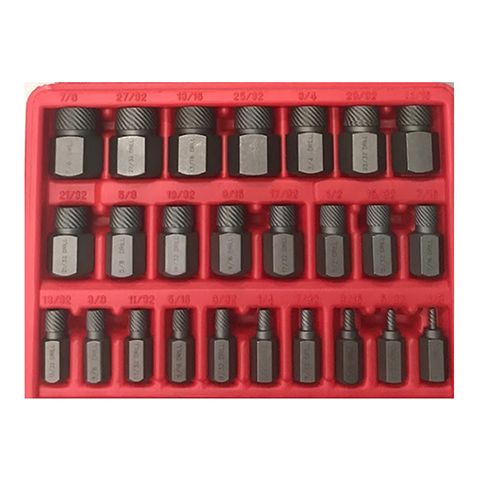 RYTOOL MULTI-SPLINE EXTRACTOR SET, 25 PIECE