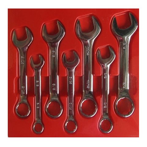 RYTOOL 7PC AF STUBBY SPANNER SET