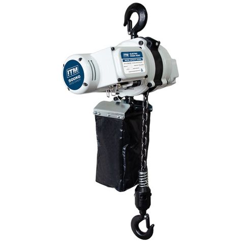 ITM 240V COMPACT ELECTRIC CHAIN HOIST, 500KG, 3 METRE LIFT