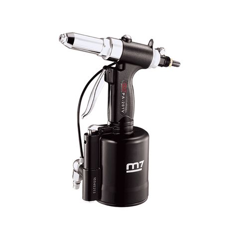 M7 HYDRAULIC VACUUM AIR RIVETER WITH EXTERNAL TUBE, 14MM STROKE, 2.4 - 6.4MM RIVET CAPACITY