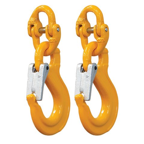 SAFETY CHAIN HOOK SET 8MM COMPONENTS, 10-13MM CHAIN, 4000KG MAX TOWING CAPACITY