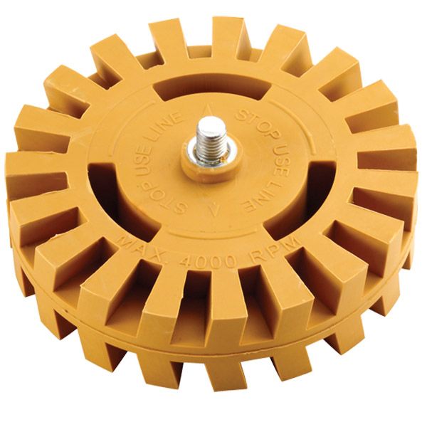 M7 4” Eraser Wheel Tool Replacement 4000 RPM For Surface Cleaning