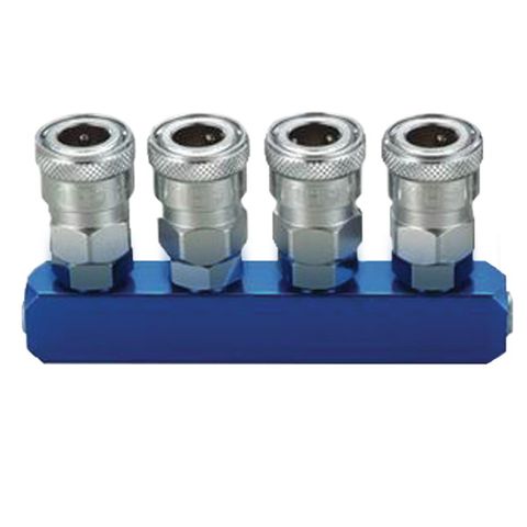 THB MANIFOLD, 4 WAY WITH STANDARD COUPLERS