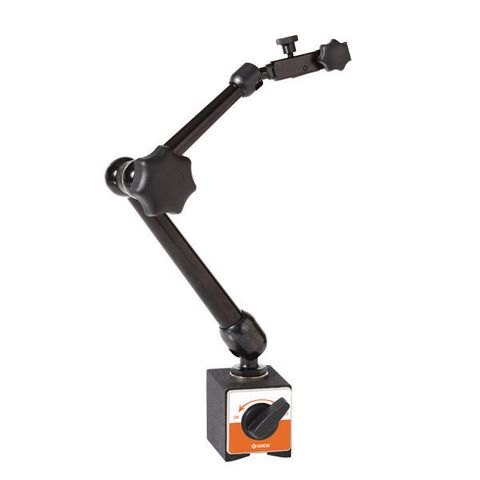 MB/30 GROZ ARTICULATING ARM WITH MAGNETIC BASE,  TYPE I,  L=180 MM, BASE:  30X40X35 MM,  320 N, WITH 3/8 HOLE DIA AND A 3/8 - 8MM SLEEVE.