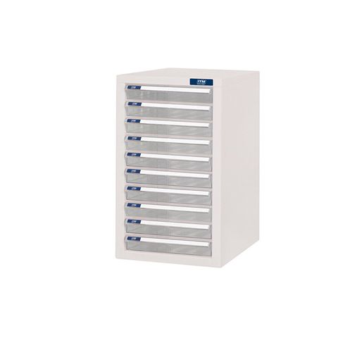 ITM PARTS CABINET, 10 DRAWERS A4, 275W x 340D x 482H