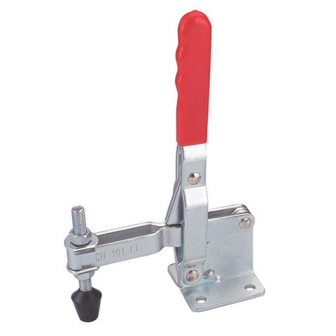 TOGGLE CLAMP, VERTICAL, FLANGED BASE, STRAIGHT HANDLE, 360KG CAP, 85MM REACH