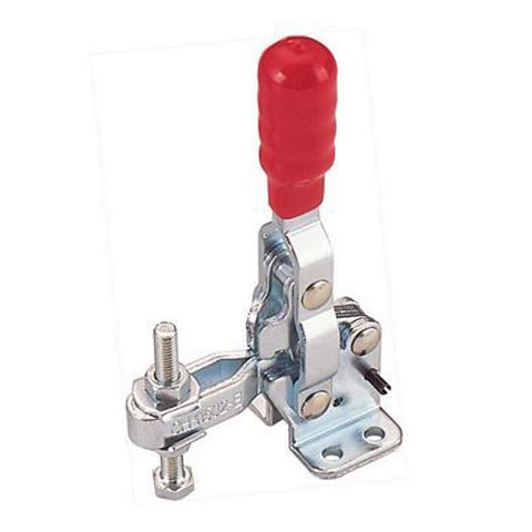 TOGGLE CLAMP, VERTICAL, FLANGED BASE, STRAIGHT HANDLE, 150KG CAP, 43MM REACH