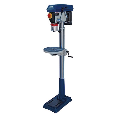 ITM PEDESTAL FLOOR DRILL PRESS, 2MT, 16MM CAP, 16 SPEED, 325MM SWING, 550W 240V