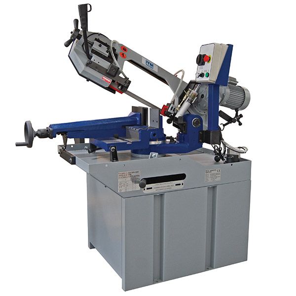 ITM BANDSAW, 227MM CAP, SWIVEL HEAD, DUAL MITRE, 2 SPEED 415V 3PH, HYD