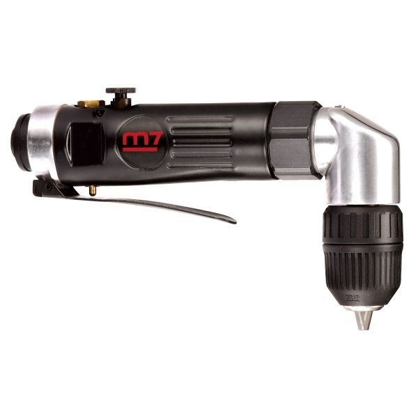 Global Industrial™ Right Angle Air Drill, Standard Keyed, 3/8 Chuck, 1800  RPM