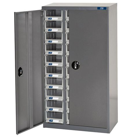 ITM PARTS CABINET, LOCKABLE, METAL A6 30 DRAWERS 533W x 313D x 970H