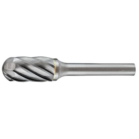 Carbide Burr Cylindrical 1/4 Shank 3/8 x 3/4 End Cut 