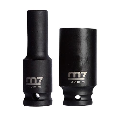 M7 IMPACT DEEP SOCKET, 1/2" DR 6 POINT, 18MM