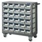 ITM MOBILE PARTS CABINET, METAL, 30 DRAWERS 880W x 400D x 880H