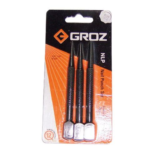 Groz DDP/5/ST Pin Punch Set 200mm 5 Piece GZ-25508