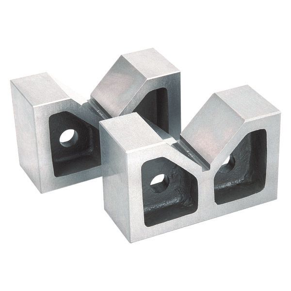 VB/C/4 GROZ CAST IRON VEE BLOCK-MATCHED PAIR, 100x 40x 65MM, 56MM VEE ...